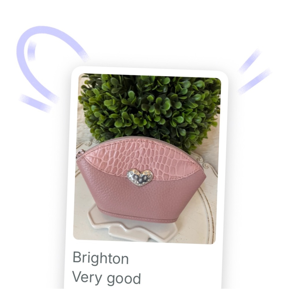 Brighton Pink Mini Textured Cosmetic Bag - Picture 9 of 9